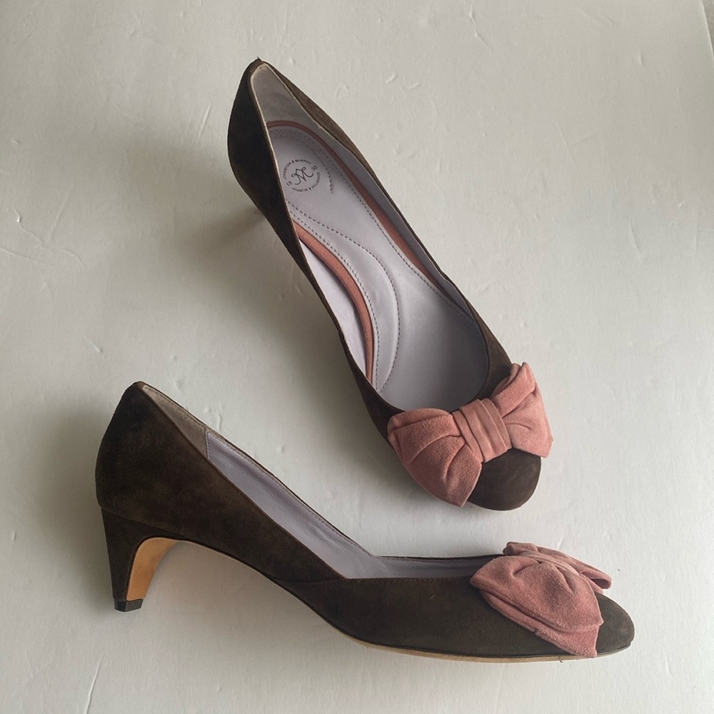 Johnston&Murphy cute little bow pumps size 8M - Picture 3 of 14